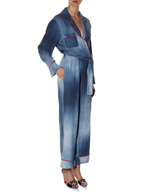 fendi jumpsuit|fendi denim jumpsuit.